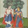 Bengali image of Balaram and Revati (wife)
